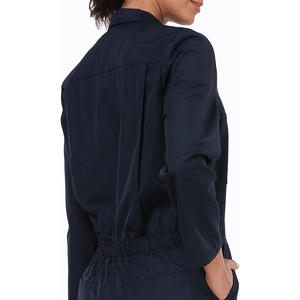 Combinaison de vêtements de travail industriels pour femmes avec logo personnalisé, impression, broderie, vêtements de sécurité de protection durables, fourniture en usine OEM - Product Image 4