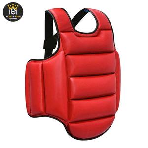 Precio de fábrica de alta calidad, diseño personalizado, protectores de pecho de boxeo para ropa de entrenamiento, juegos de boxeo de cuero genuino, protector de pecho de boxeo - Product Image 4