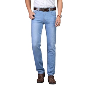 Pantalon jean en Denim pour homme, coton/Spandex, coupe Slim, délavé, décontracté, vente en gros, Design personnalisé OEM - Product Image 3