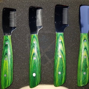 Cuchillo de aseo de marca personalizada | Herramienta de pelado de mascotas de etiqueta privada | Maquinilla de afeitar para el aseo de perros OEM Herramientas de aseo para mascotas de Pakistán - Product Image 3