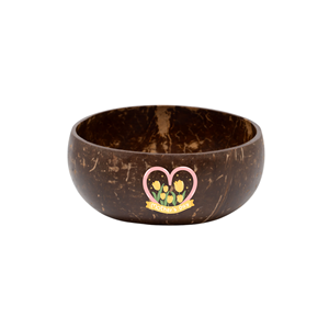 Prêt à expédier bol imprimé 3D fête des mères imprimé bol de noix de coco en gros produit saisonnier chaud coeur cadeaux pour maman du Vietnam - Product Image 2