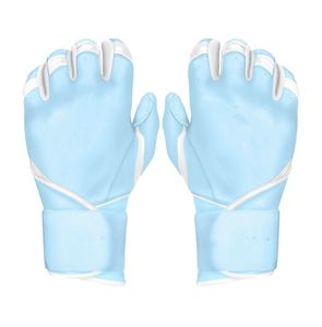 Guantes de bateo de Palma de cuero con logotipo personalizado para hombre con equipo de béisbol personalizable OEM - Product Image 4