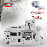 Machine d'impression flexographique pour étiquettes de blisters en feuille d'aluminium avec sécheur UV LED et traitement corona céramique