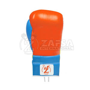 Gants de boxe professionnels personnalisés de haute qualité fabriqués en usine avec un matériau en cuir durable pour les arts martiaux - Product Image 2