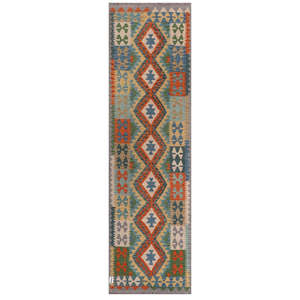 Maimana Afghanistan Kilim <b>Runner</b> <b>Rug</b> 301 X 87 cm - Product Image 1