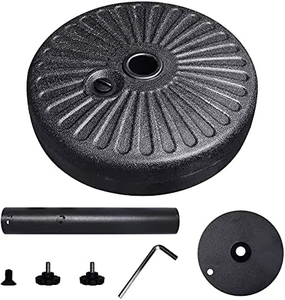 Base de <span class=keywords><strong>sombrilla</strong></span> moderna de alta resistencia de 20 kg para patio, <span class=keywords><strong>terraza</strong></span> y jardín, piezas de repuesto, <span class=keywords><strong>soporte</strong></span> rellenable con agua, base de <span class=keywords><strong>sombrilla</strong></span> de HDPE - Product Image 2