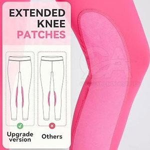 Pantalons d'équitation pour femmes, pantalons de sport extensibles pour l'entraînement équestre, jodhpurs et culottes d'équitation en taille adulte - Product Image 5