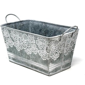 Maceta multiusos de larga duración sin óxido con recubrimiento en polvo galvanizado verde, maceta de Metal duradera para jardín, decoraciones para interiores y exteriores - Product Image 2