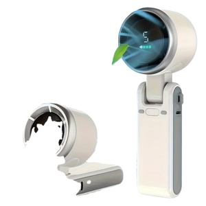 Ventilador de Mano Plegable y Portátil, Recargable por USB-C, 5 Velocidades, 13550 RPM, Viento Fuerte, Ideal para el Auto, Viajes y Camping - Product Image 1