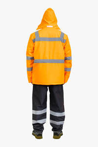 Gilet de travail haute visibilité personnalisable, respirant et confortable, avec bandes réfléchissantes, broderie de logo, approvisionnement en gros - Product Image 5