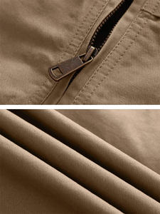 Custom Design Men's <b>Jackets</b> Heavyweight Cotton <b>Canvas</b> Casual <b>Work</b> Wear <b>Jacket</b> for Man With Zipper Closure for Winter Man <b>Jackets</b> - Product Image 6