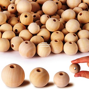 150 piezas de cuentas de madera de San Valentín cuentas de madera redondas en forma de corazón cuentas de madera de colores personalizadas en forma y tamaño entrega rápida - Product Image 5