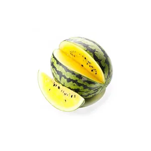 出售新鲜黄色西瓜，准备从埃及出口，黄色西瓜水果高品质超口感天然甜味