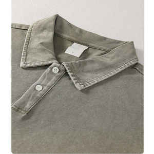 Camisetas Polo Acid Wash de talla grande para hombre, camisetas Polo de talla personalizada para hombre, camisetas Polo de la mejor calidad hechas por RAM Industry - Product Image 6