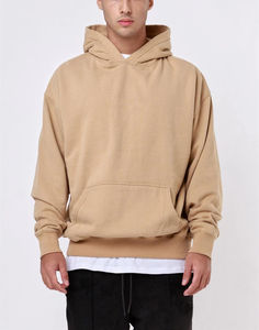 Sweat à capuche surdimensionné French Terry de haute qualité sweat à capuche en coton unisexe en gros personnalisé blanc 100% coton 3D Puff Hoodie - Product Image 1