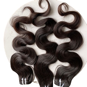 Cabello Humano Virgen Remy Ondulado HD para Cierre, Trama Simple, Trama Vietnamita a Máquina, Trama Simple o Doble, Color Natural - Product Image 5