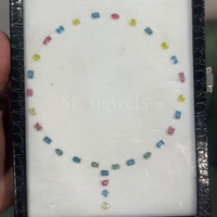 Çok şekiller ve fantezi renk VVS/VS 17.50CT HPHT CVD IGI/GIA sertifikalı gevşek sentetik doğal Lab yetiştirilen elmas kolye yapımı