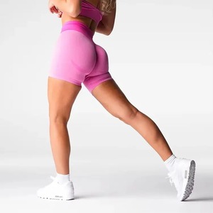 Venta al por mayor de pantalones cortos de Yoga de cintura alta Correr Fitness Deportes Pantalones cortos de Yoga ajustados para mujeres 2026 - Product Image 1