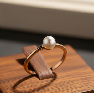 925 bague en argent Sterling pierre précieuse perle d'eau douce cristal exquis plaqué or Rose bande d'usure quotidienne pour les cadeaux de mariage - Product Image 6