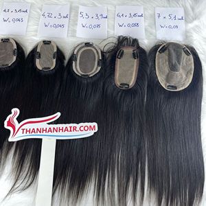 2025 Traitant 100% Extensions de Cheveux Humains Vierges Naturels Style Facile Droite Remy Topper Trame Du Vendeur Vietnamien - Product Image 3