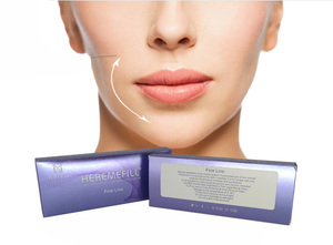 Hereme Effet Longue Durée 100% <span class=keywords><strong>Acide</strong></span> <span class=keywords><strong>Hyaluronique</strong></span> Stérile Réticulé pour le Visage et les Lèvres 1ml 2ml 10ml - Product Image 6