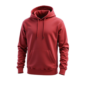 เสื้อฮู้ดผู้ชายแบบสวมหัวมีฮู้ดผ้าคอตตอนซักได้ไซส์พิเศษ - Product Image 6