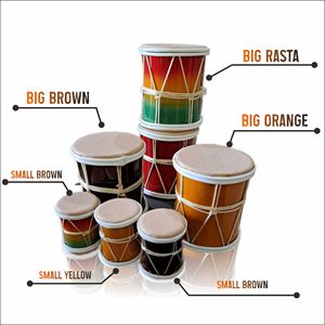 Tamborin Keychain âm nhạc truyền thống người yêu sang trọng cho các phụ kiện đẹp bằng gỗ nghệ thuật và hàng thủ công - Product Image 4