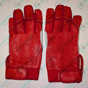 Qaswa Sports Réglable et Durable Vente Chaude 100% Gants De Baseball En Cuir De Vachette Véritable Softball - Product Image 1