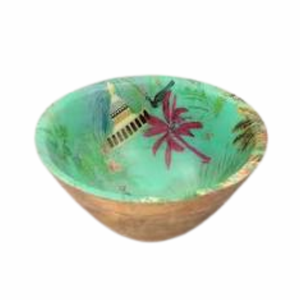 Bol de service en bois de forme personnalisée poli et écologique pour salade, fruits, soupe, riz, ustensile de cuisine. - Product Image 6