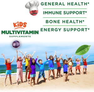 Vente en gros Marque privée Croissance Enfants Multivitamines Vegan Minéraux Adolescents Bébés Supplément Essentiel Bonbons multivitamines pour Enfants - Product Image 3