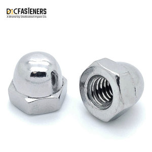 Écrous borgnes hexagonaux en acier inoxydable 986 DIN 304 de haute qualité OEM - Product Image 2