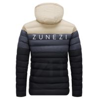 Blouson matelassé pour homme de créateur, trois couleurs, tendance, grande taille, vêtement d'hiver, doux, imperméable, respirant, avec fermeture éclair, pour l'extérieur