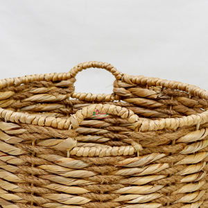 Paniers de rangement multifonctionnels en jacinthe d'eau tressée à la main Artex Dong Thap pour l'organisation de la maison et de la cuisine, usage décoratif, Vietnam - Product Image 4