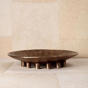 Tazón Decorativo de Latón y Aluminio de Primera Clase Hecho a Mano y Personalizado, Tazones de Servicio para Hotel con Acabado Premium, Decoración para el Hogar y la Mesa - Product Image 1