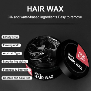 ผมสไตล์ผู้ชาย100กรัมดินน้ำมันแบบเนื้อแวกซ์ผมนุ่มติดฉลากส่วนตัว - Product Image 4