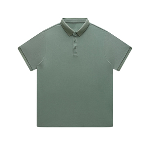 Camiseta Polo Básica de Manga Corta para Hombre, Color Sólido, 210g, con Bordado de Logotipo Personalizado OEM, Precio de Fábrica en China y Bangladesh - Product Image 4