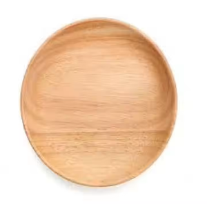 Platos de madera artesanales tradicionales Esenciales de comedor de madera orgánica seguros por Artesanías de media luna - Product Image 2