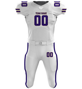 Uniformes de fútbol americano bordados personalizados, Jerseys sublimados, pantalones integrados - Product Image 3