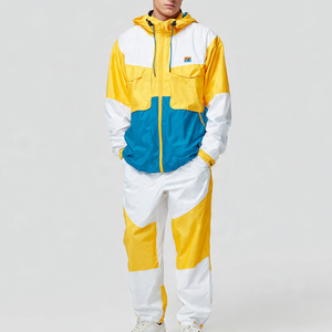 Ensemble coupe-vent imprimé camouflage pour homme, veste de pluie imperméable, pantalon, ensembles de randonnée, coupe-vent de camping, survêtement pour homme - Product Image 4