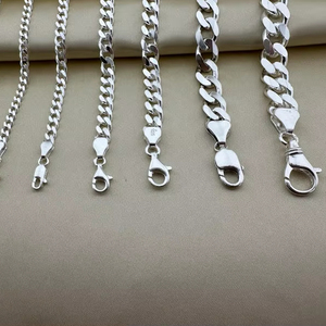Chaîne de boîte en argent sterling 925 d'excellente qualité pour hommes et femmes Designer fait à la main Design classique à la mode Taille personnalisée - Product Image 4