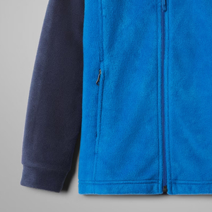 Sudadera de Diseño Moderno para Niños, Material de Felpa, Diseño de Bloques de Color / Logotipo Personalizado, Diseño Informal con Cierre de Cremallera y Bolsillos - Product Image 4