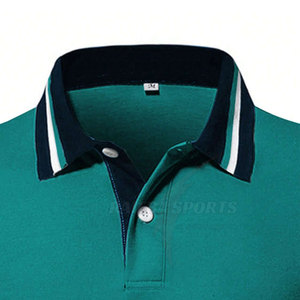 T-shirt pour homme de haute qualité, fabriqué au Pakistan, tissu en polyester/coton tricoté confortable, motif uni, séchage rapide, manches courtes, personnalisable - Product Image 4