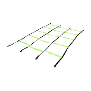 Escalera de cubo de agilidad, hecha con correas de nailon y palos de fibra, combinación en forma de cubo para entrenamiento de velocidad y ejercicio - Product Image 4