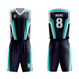 Confortevole leggero miglior Design materiale in poliestere 2023 abbigliamento sportivo all'aperto uomo donna uniforme da basket