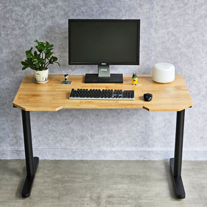 โต๊ะเกมมิ่ง TIO GD68076 ขนาด 120x70 ซม. หน้าโต๊ะคาร์บอน ปรับระดับความสูงได้ โต๊ะคอมพิวเตอร์ขาเหล็ก วัสดุไม้ยางพารา (ต้องประกอบเอง) - Product Image 3