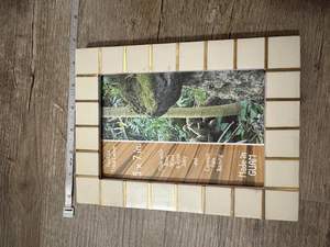 <b>Brass</b> Resin Wood Inlay Durable Lightweight High Quality Photo <b>Frame</b> | 6x4 | Handmade Artisan Customizable Color Logo Decor - Product Image 3