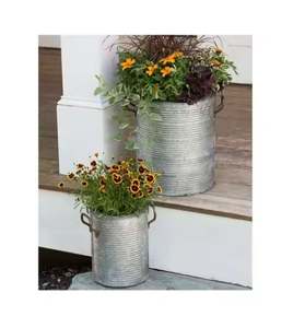 Récipient pour plantes en pot de fleurs vintage pour l'intérieur et l'extérieur taille personnalisée pour les fournisseurs en gros - Product Image 1