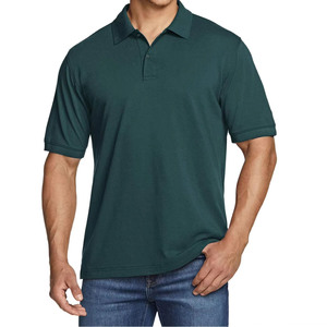 เสื้อโปโลชายคุณภาพสูง 100% ผ้าฝ้าย คอตั้ง แขนสั้น รับสกรีนโลโก้ บริการ OEM เสื้อโปโลชายแบบสั่งทำ - Product Image 1