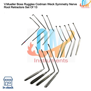 ชุดเครื่องมือถ่างเส้นประสาท 13 ชิ้น ยี่ห้อ V. Mueller Boss Ruggles Codman Weck Symmetry ผลิตจากเหล็กกล้าไร้สนิมเกรดทางการแพทย์ ได้รับการรับรองมาตรฐาน CE - Product Image 5