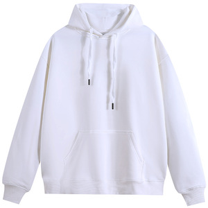 Sudadera con Capucha para Hombre, Algodón Grueso de 500 g/m², Color Plateado - Product Image 2
